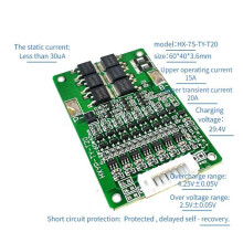 2X Battery Protection Board Balance 29.4V BMS 7S 20A Lithium 18650 Protection Board