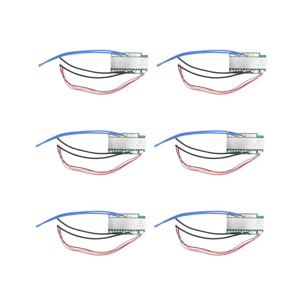 6X 4S 100A 3.2V Lifepo4 Protection Board 12.8V Car Start Inverter Bms Pcb Protection Board 6033970306166