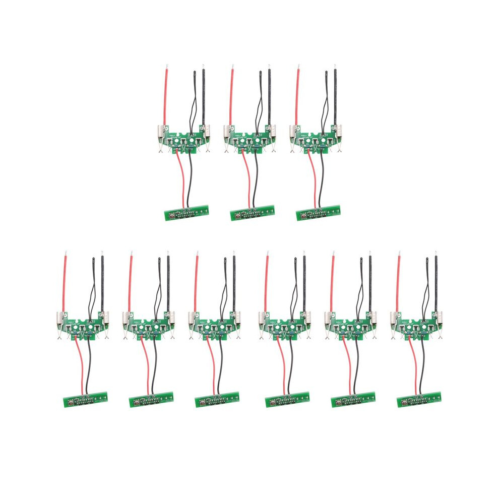 9Pcs Bat610 18V Lithium-Ion Battery Pcb Charging Protection Circuit Board For Boschs 18V Li-Ion Battery 6034236410290