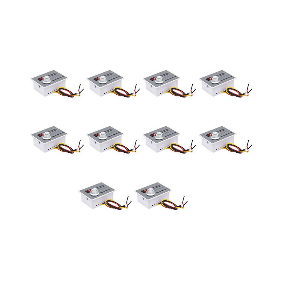 10X Zfx-P1007a Digital Display Speed Controller Waterproof Stepless Speed Regulator Governor 500W Ac 220V Control 4714085179662