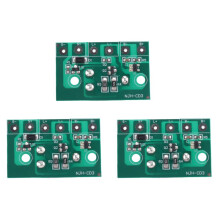 3X Placa Controladora de Luz Solar para CéSped, BateríA de Litio de 3,7 V, Foco Solar, Placa de Circuito de Luz Solar con Interruptor