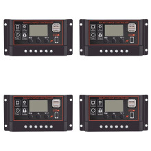 4X Regolatore di Carica Solare 100A Regolatore Pannello Solare 12V 24V Display LCD Regolatore Batteria Pannello Solare con Porta USB