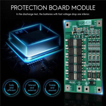 4X 3S 40A Protection Board for Screwdriver 12V Li-Ion 18650 BMS Battery Board with Balance Liion Cell Pack Module