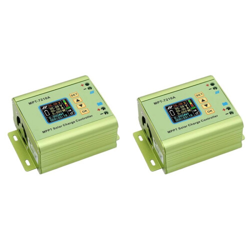2X MPT-7210A MPPT Solar Charge Controller 24V/36V/48V/60V/72V Solar Regulator Battery Charger Panel Boost Voltage Module