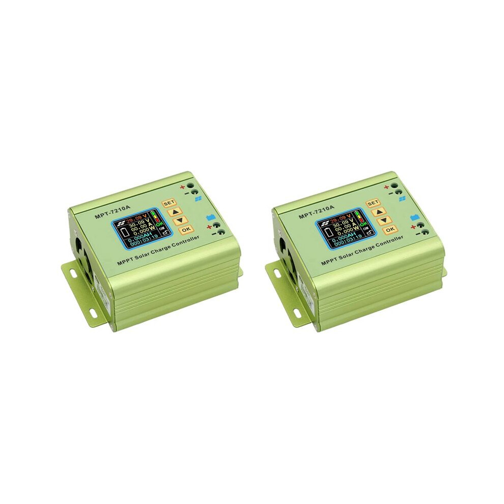 2X Mpt-7210A Mppt Solar Charge Controller 24V/36V/48V/60V/72V Solar Regulator Battery Charger Panel Boost Voltage Module 6034088800034