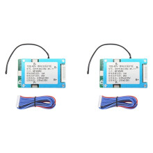 2X 10S 42V 15A for BMS Polymer Cell 18650 Lithium Battery Protection Board with Balance Built-in Temperature Control