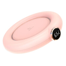 USB Mug Warmer Pad Pink with Auto Shut Off for Desk Coffee Tea Milk and Beverage Heating