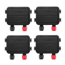 4X Caixa de JunçãO 60-1500W Do Painel Solar Fotovoltaico IP67 ImpermeáVel para AcessóRios Do Conector Do Sistema Solar Fotovoltaico