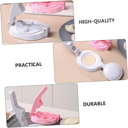 2pcs Dumpling Wrapper Maker Dough Press Tool for Uniform Thickness Steamed Dumplings Kitchen 1