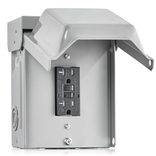 Κουτί πρίζας Outdoor20A WRTR GFCI, μεταλλικό περίβλημα Rainproof3R, ανθεκτικό στις καιρικές