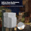 Κουτί πρίζας Outdoor20A WRTR GFCI, μεταλλικό περίβλημα Rainproof3R, ανθεκτικό στις καιρικές 4