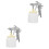2Pièces Pistolet Murale Durable 4