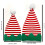 Bonnet rayé lutin en tricot – Taille unique 2