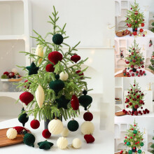 2ft Pre-Lit Norfolk Pine Tabletop Christmas Tree with LED