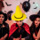 Witch Hat Yellow Felt Pointy Top Hat Large Brim L 3