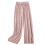 Damen-Chiffonhose mit hohem Bund, transparent, einfarbig, elastisch 2