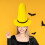 Witch Hat Yellow Felt Pointy Top Hat Large Brim L 8