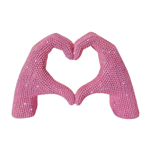 Resin Heart Gesture Hands Statue for Valentine's Day 1
