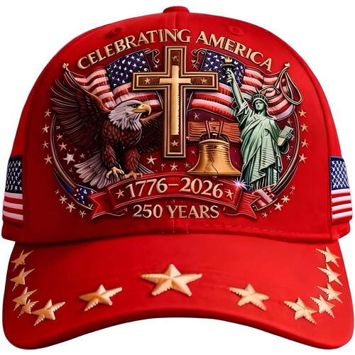 Eagle & Liberty & Cross, Καπέλο 250ής Επετείου των Ηνωμένων Πολιτειών – Ρυθμιζόμενο