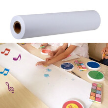 Worgeous2Pcs Papel de desenho aquarela grande em formato de pergaminho para pintura infantil