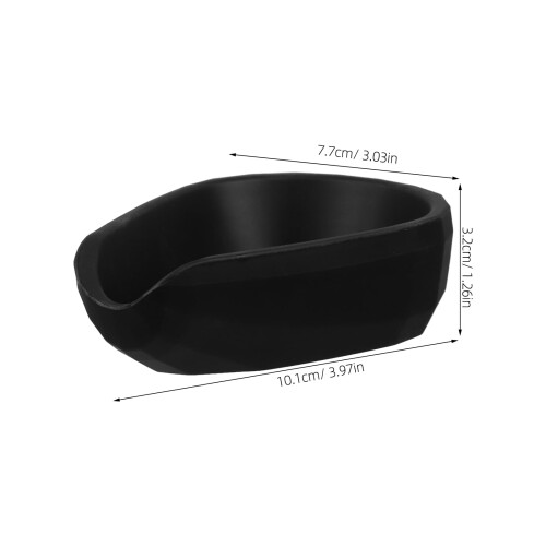 Black Silicone Coffee Bean Measuring Plate 1 Piece 1