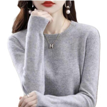 Women's Cashmere Sweater Long Sleeve Crew Neck