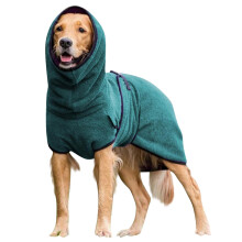 Stor hundhuvtröja, tjock sherpahuvtröja för stora raser som golden retriever, ultravarm och bekväm för skydd i kallt väder. Himmelsblå 2XL