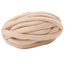 Thick Chunky Yarn for Knitting Super Bulky Giant Wool Yarn for Pet Beds, Crochet khaki