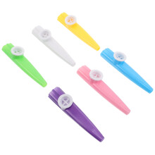 6 Pièces Kazoo Enfant En Plastique - Flûte À Vent Pour Apprentissage