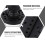 1Ensemble Support GPS Épais En ABS Noir Pour Détecteur De Poisson 6