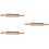 3Pcs Wooden Rolling Pin With Love Pattern For Baking 7