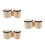 3Ensembles Percussion Bois Beige Tambours Main Pour Danse Et Éducation 4
