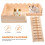 bois massif hamster grande taille avec bac accessoires 8