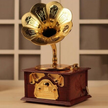 Antique Classical Retro Gramophone Music Box Home Decoration Creative Gift
