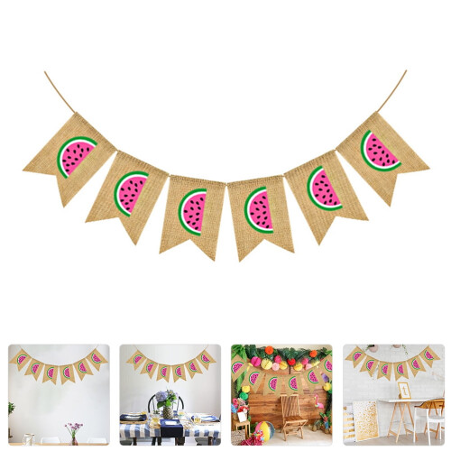KALLORY Festdekoration Banner Vandmelon 1 stk. Multi 2