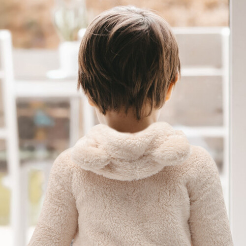 1Set Fleece Pyjama Peuters Stijlvol En Beige 2