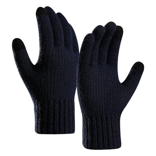 yocbz Θερμικά Χειμερινά Γάντια με Επένδυση Fleece για Άνδρες Γυναικεία Πλεκτά Οθόνη