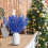 Weihnachtsgirlande mit Glitzerblättern, 12 oder 48 Stück 5