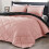 Twin comforter set pink black 2-piece 66x92 inch 1