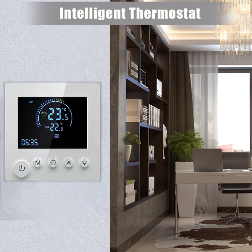 Vloerthermostaat met LCD-display, NTC-sensor, wandmontage 2