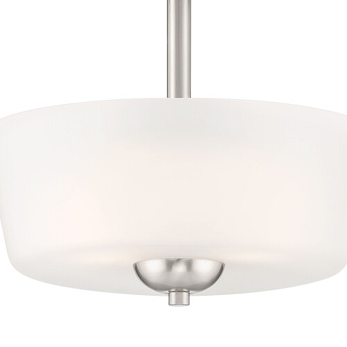 Malone2Light Ημι-εντοιχιζόμενο φωτιστικό οροφής σε χρώμα βουρτσισμένο νίκελ, D267M-SF-BN 1