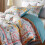 Σετ παπλωματοθήκης με floral σχέδιο σε σχήμα queen size, boho και vintage φύλλα 3