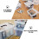 White 4 Pcs Plastic Convenient Storage Boxes Small Items Case Mini Fine Container Household 5