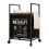 Sturdy Metal Frame Laundry Sorter Basket Bathroom-Single Black 1