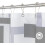 Grå geometrisk duschdraperi 180x180 cm, vattentät polyester 3