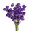 Rose artificiali di seta viola, confezione da 6, a stelo lungo 2
