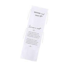 Elegant Wedding Chair Sign Flannel Fabric Reserved Seat-1 B