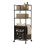 Rolling Laundry Storage Basket Expandable 2-Three-Layer Black 1