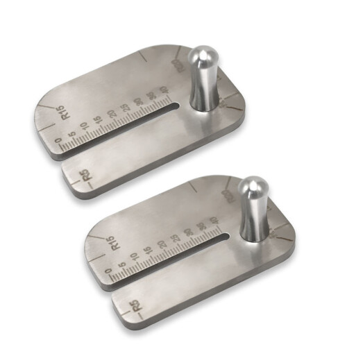 Punching Aid Plate with Measuring Ruler Leather Stitching Aid