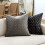 Lot de 2 housses de coussin aspect lin 20x20 pouces 4